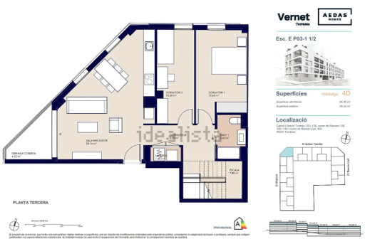 Piso en venta en terrassa, Barcelona